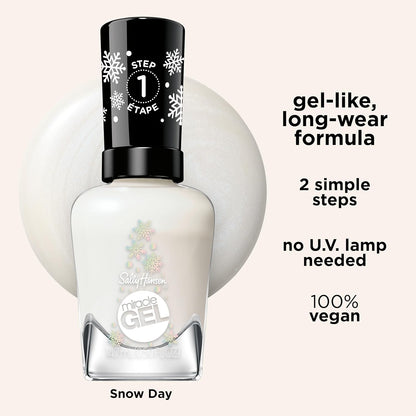 Sally Hansen Miracle Gel x Once Upon A Holiday Collection Nail Polish, 917 Snow Day