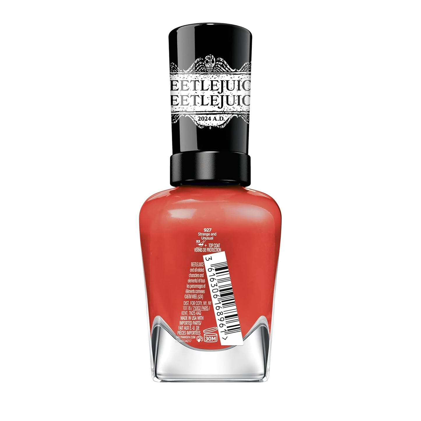 Sally Hansen Miracle Gel x BeetleJuice Collection Nail Polish, 927 Strange As Unusual