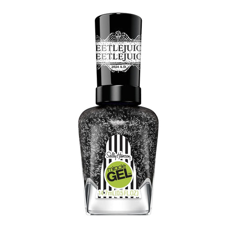 Sally Hansen Miracle Gel x BeetleJuice Collection Nail Polish,  929 Ghost with the Most