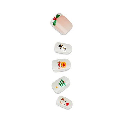 KISS imPRESS Press-On Holiday Nails, 93121 Holiday Playlist