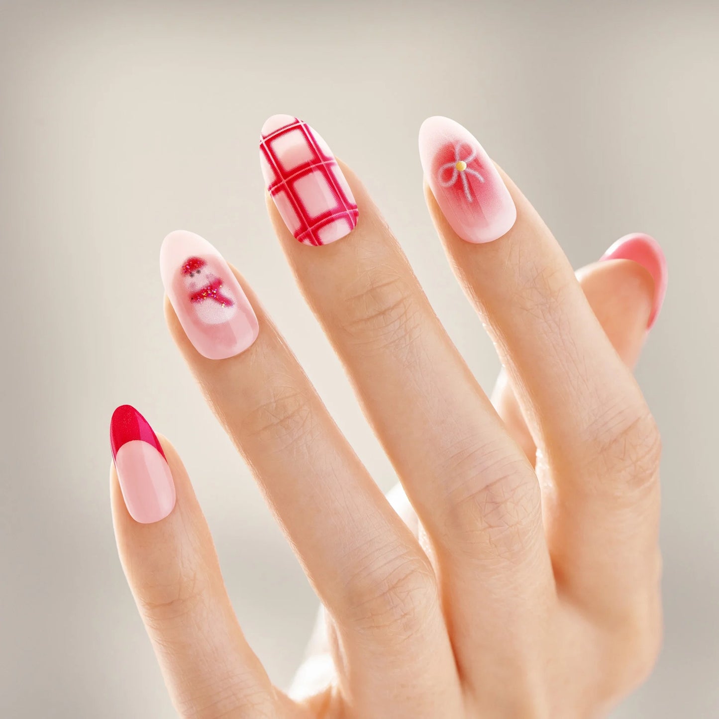 KISS imPRESS Press-On Holiday Nails, 93122 Yule Be Happy