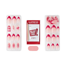 KISS imPRESS Press-On Holiday Nails, 93122 Yule Be Happy