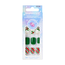 KISS imPRESS Press-On Holiday Nails, 93124 Festive Lights
