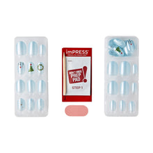KISS imPRESS Press-On Holiday Nails, 93126 Frosty Tale