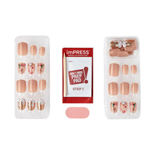 KISS imPRESS Press-On Holiday Nails, 93127 Cozy With Me