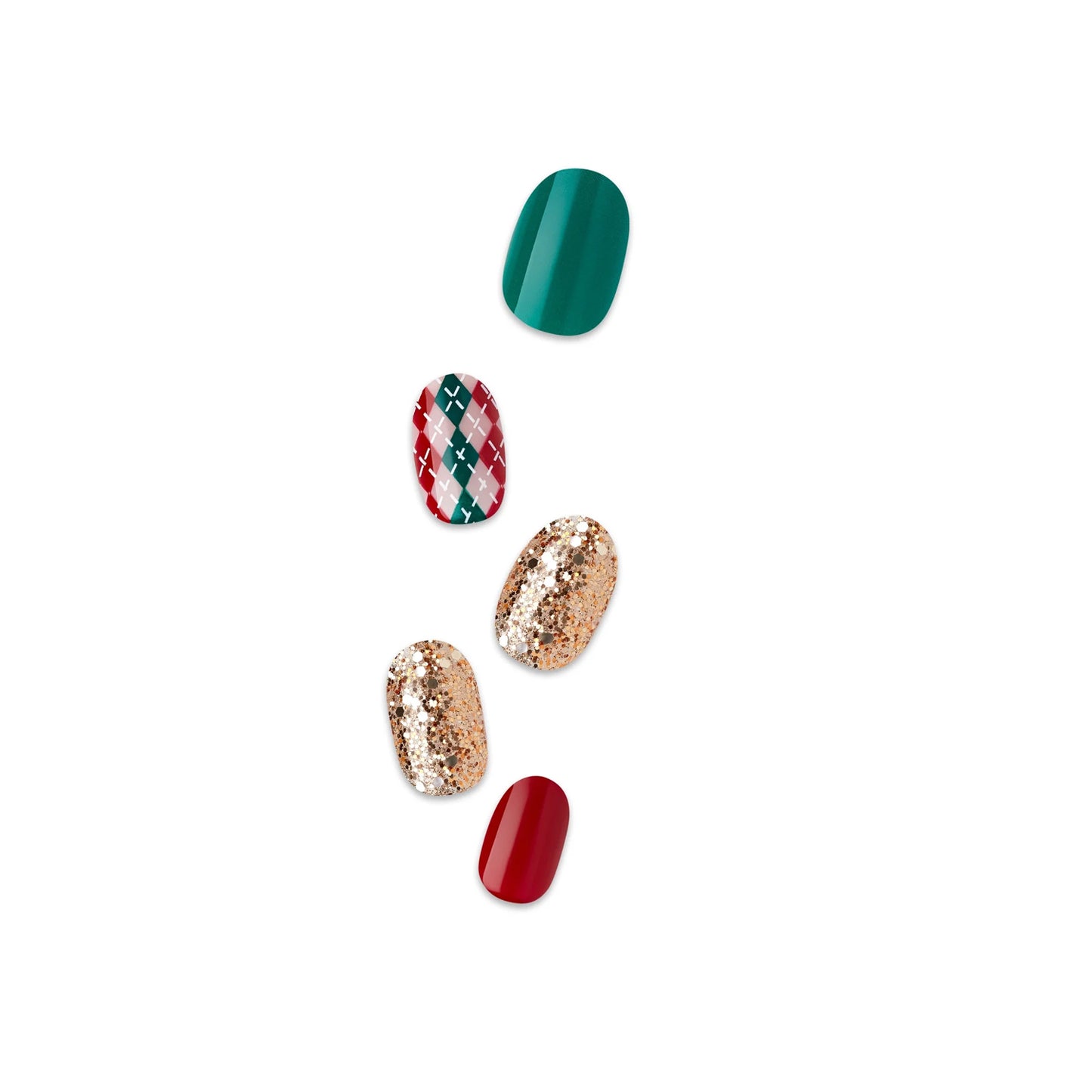 KISS imPRESS Press-On Holiday Nails, 93129 Snow Globe