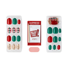 KISS imPRESS Press-On Holiday Nails, 93129 Snow Globe