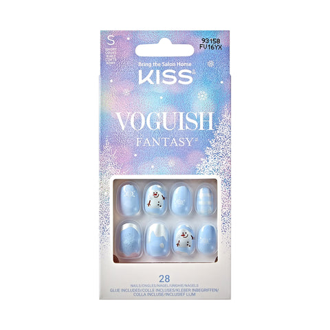 KISS Voguish Fantasy Holiday Nails, 93158 FV16YX Snowman Nose