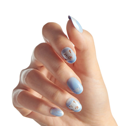 KISS Voguish Fantasy Holiday Nails, 93158 FV16YX Snowman Nose