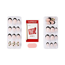 KISS imPRESS Press-On Holiday Nails, 93190 Soft Glowing Snow