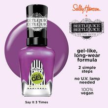 Sally Hansen Miracle Gel x BeetleJuice Collection Nail Polish,  931 Say it 3 Times
