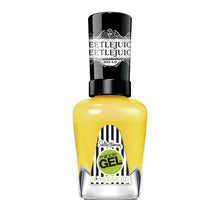 Sally Hansen Miracle Gel x BeetleJuice Collection Nail Polish,  932 Hello my Name is Bob