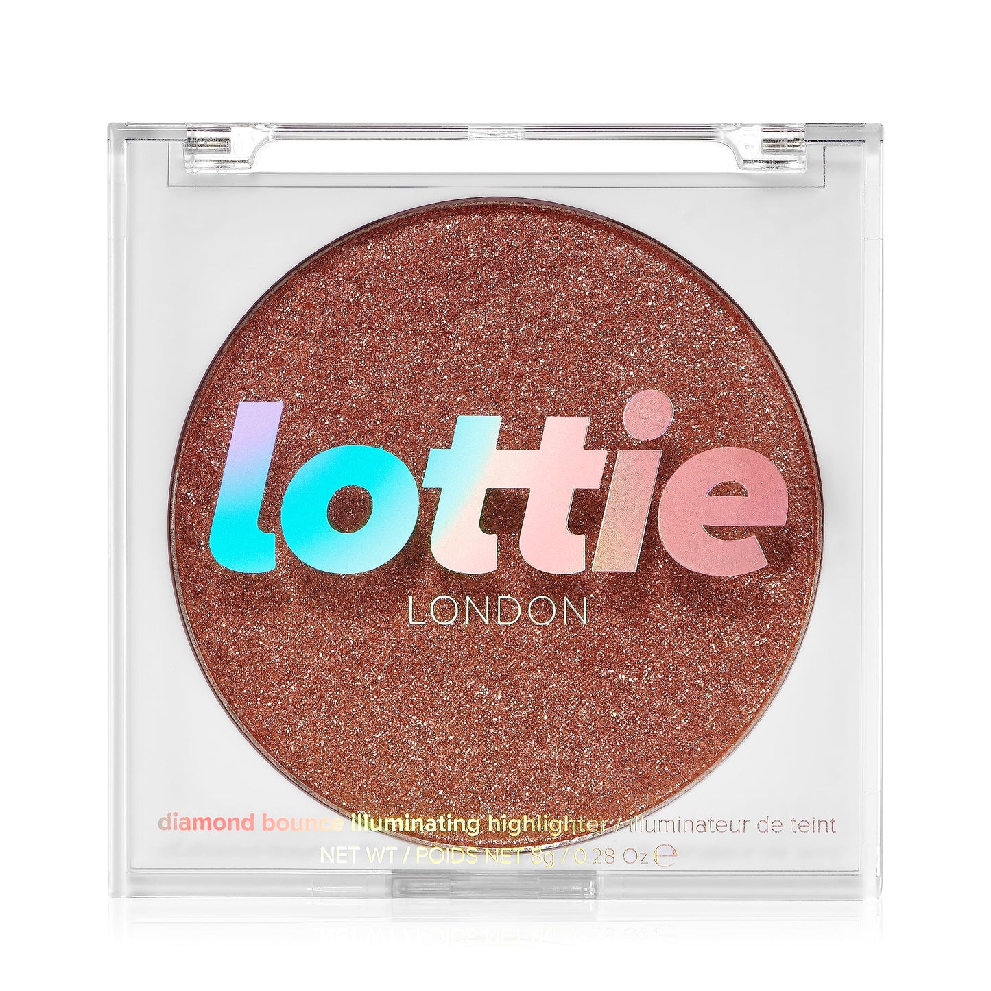 Lottie London Diamond Bounce Ultra-fine Gel-powder Highlighter, Rose Gold
