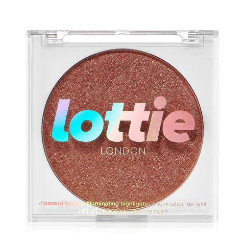 Lottie London Diamond Bounce Ultra-fine Gel-powder Highlighter, Rose Gold
