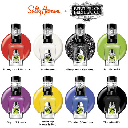 Sally Hansen Miracle Gel x BeetleJuice Collection Nail Polish,  930 Bio Exorcist
