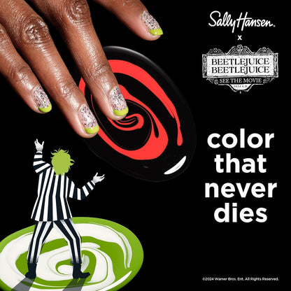 Sally Hansen Miracle Gel x BeetleJuice Collection Nail Polish,  930 Bio Exorcist