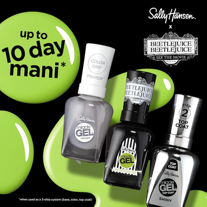 Sally Hansen Miracle Gel x BeetleJuice Collection Nail Polish,  930 Bio Exorcist