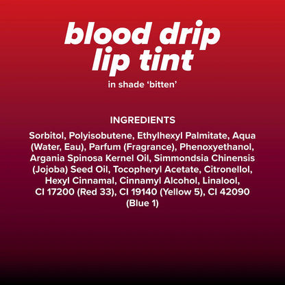 Lottie London x Vampire Diaries Blood Drip Lip Tint, Bitten