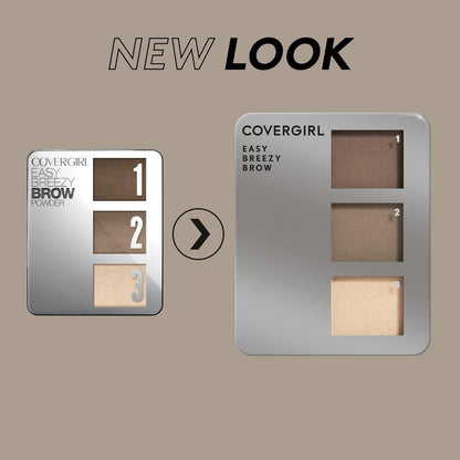 COVERGIRL Easy Breezy Brow Powder Kit, 710 Soft Brown