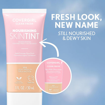 COVERGIRL Clean Fresh Skin Milk Foundation, 540 Light