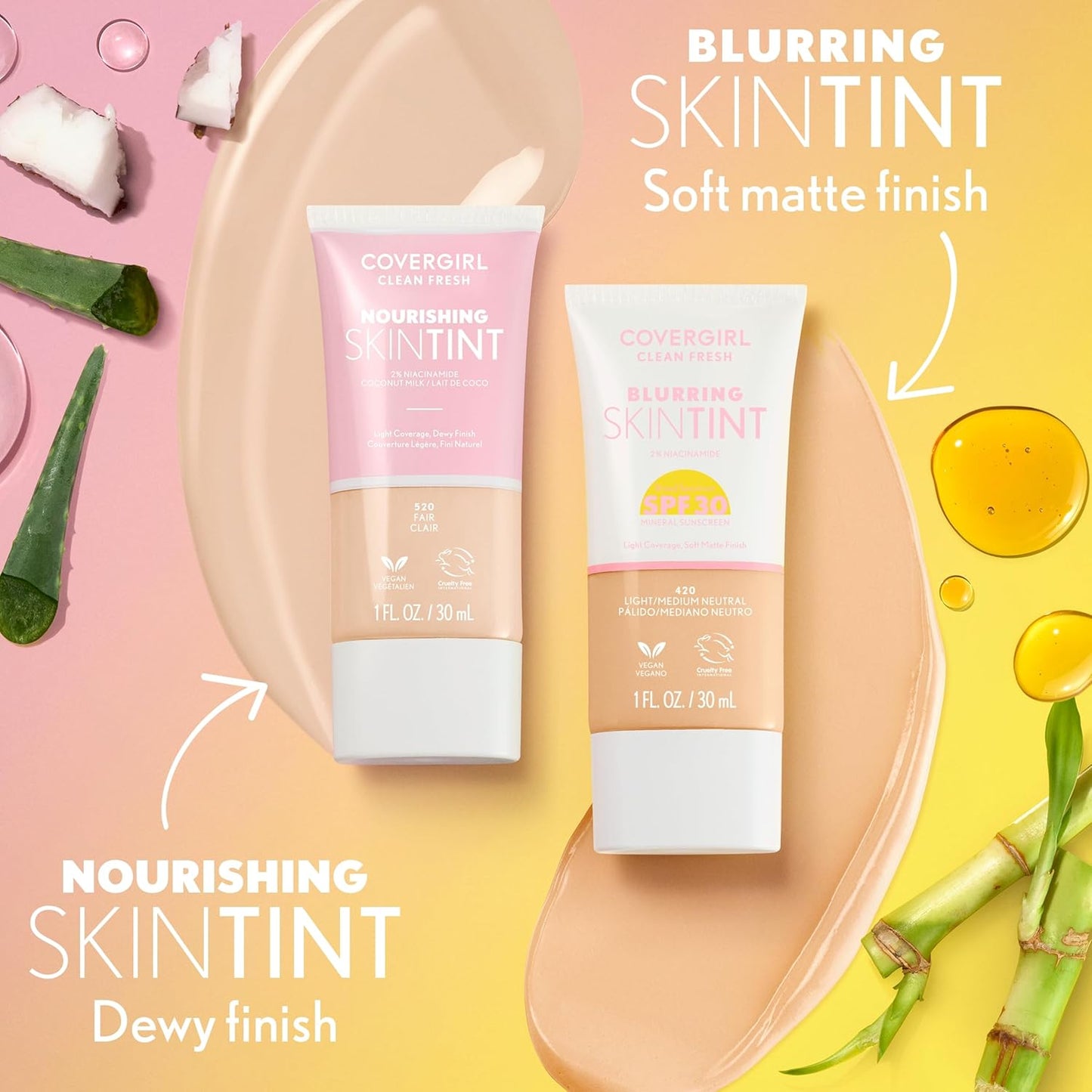 COVERGIRL Clean Fresh Skin Milk Foundation, 540 Light
