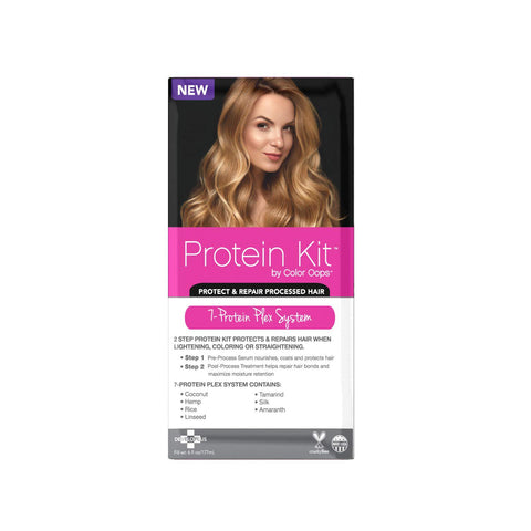 Color Oops Protein Kit, 2 Step Process to Protect & Repair Damaged Hair