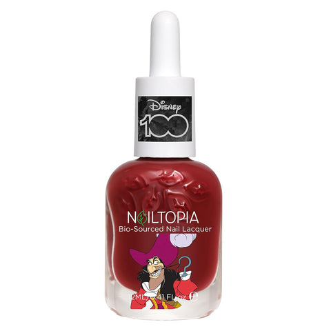Nailtopia Bio-Sourced Chip Free Nail Lacquer Disney Collection, Captain Hook
