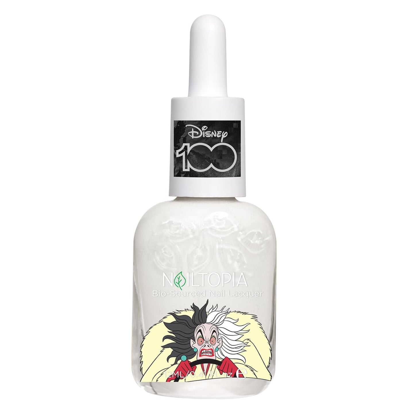 Nailtopia Bio-Sourced Chip Free Nail Lacquer Disney Collection, Cruella