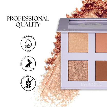 Sorme Cosmetics QUADRICE Eyeshadow Palette, Eye-Conic
