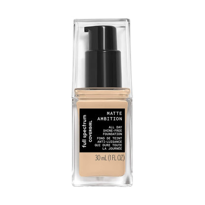 COVERGIRL Full Spectrum Matte Ambition All Day Foundation, FS100 Light Cool