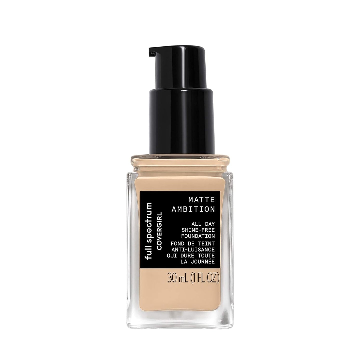 COVERGIRL Full Spectrum Matte Ambition All Day Foundation, FS100 Light Cool