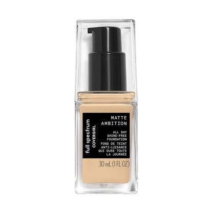 COVERGIRL Full Spectrum Matte Ambition All Day Foundation, FS105 Light Neutral 1