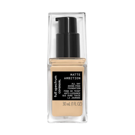 COVERGIRL Full Spectrum Matte Ambition All Day Foundation, FS105 Light Neutral 1