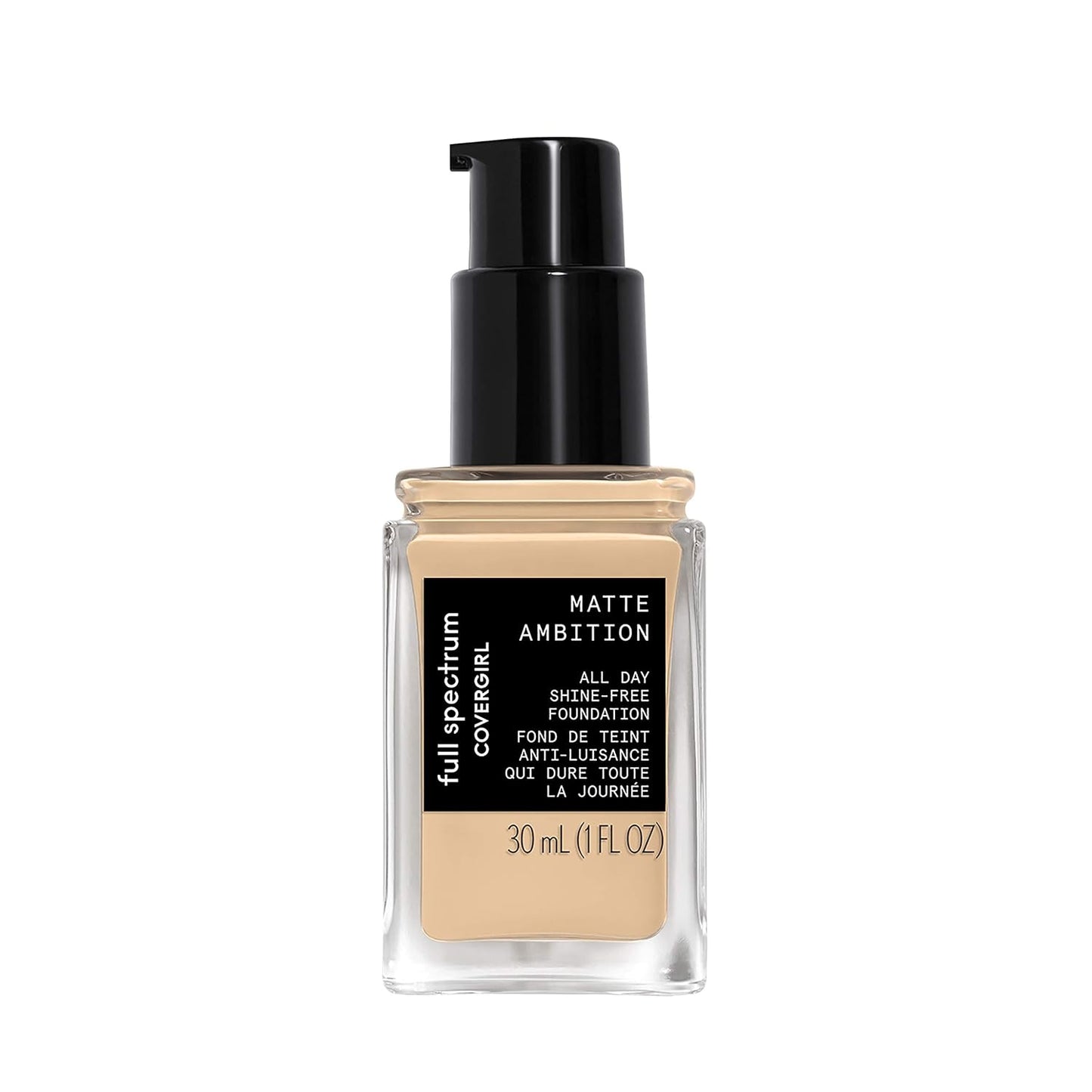 COVERGIRL Full Spectrum Matte Ambition All Day Foundation, FS105 Light Neutral 1