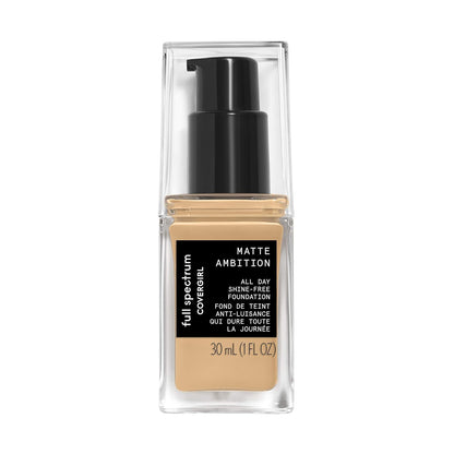 COVERGIRL Full Spectrum Matte Ambition All Day Foundation, FS110 Light Golden