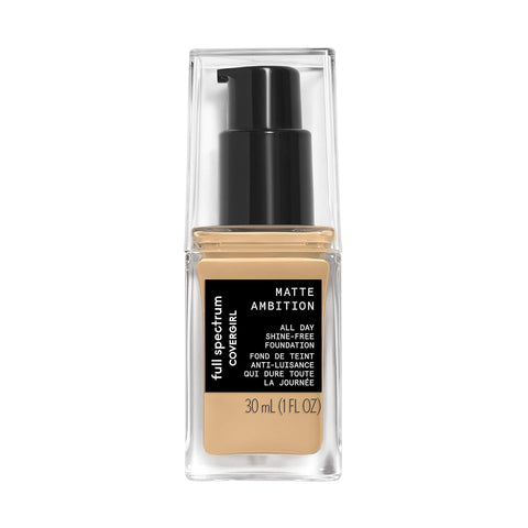 COVERGIRL Full Spectrum Matte Ambition All Day Foundation, FS110 Light Golden