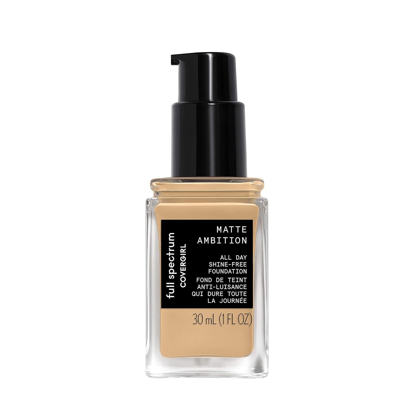 COVERGIRL Full Spectrum Matte Ambition All Day Foundation, FS110 Light Golden