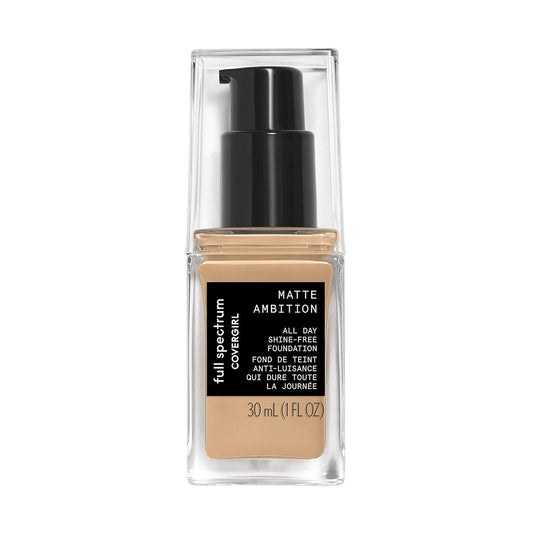 COVERGIRL Full Spectrum Matte Ambition All Day Foundation, FS120 Light Neutral 2
