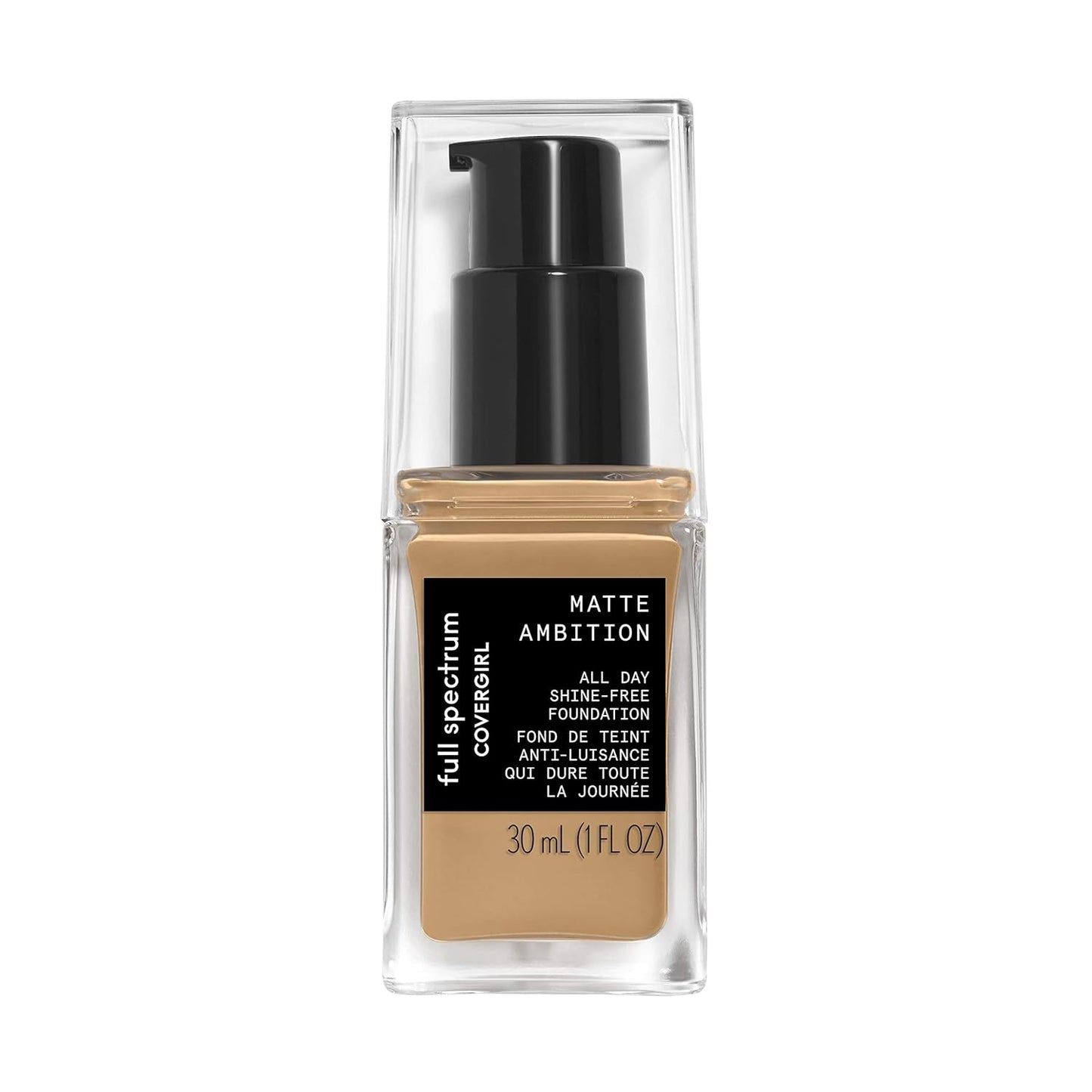 COVERGIRL Full Spectrum Matte Ambition All Day Foundation, FS210 Medium Golden