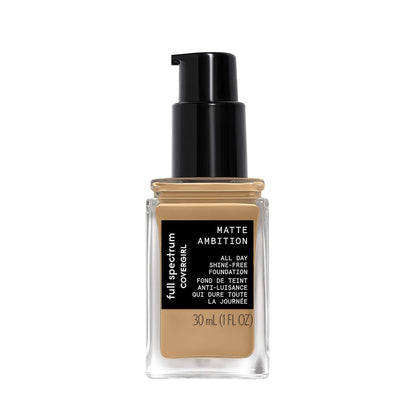 COVERGIRL Full Spectrum Matte Ambition All Day Foundation, FS210 Medium Golden