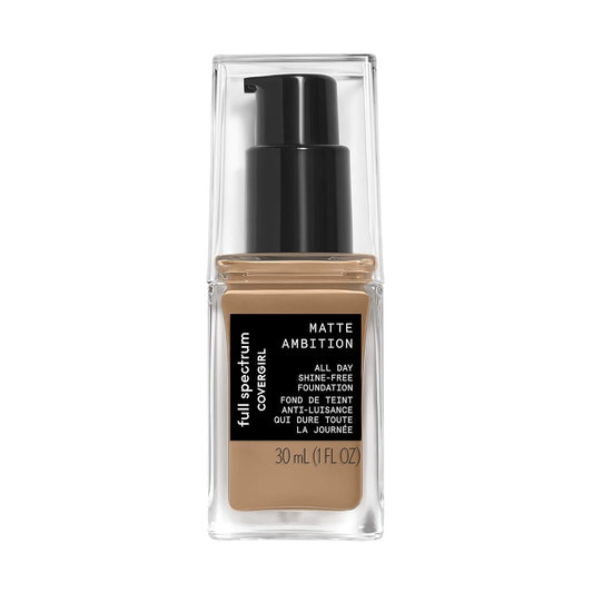 COVERGIRL Full Spectrum Matte Ambition All Day Foundation, FS300 Tan Cool 1