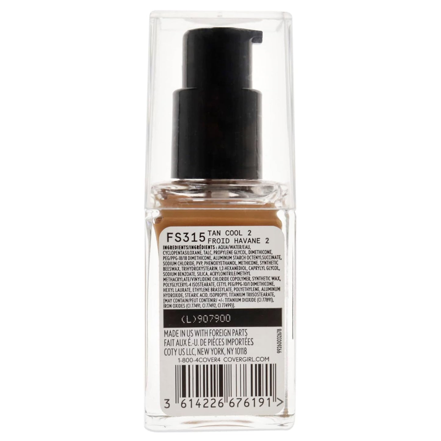COVERGIRL Full Spectrum Matte Ambition All Day Foundation, FS315 Tan Cool 2
