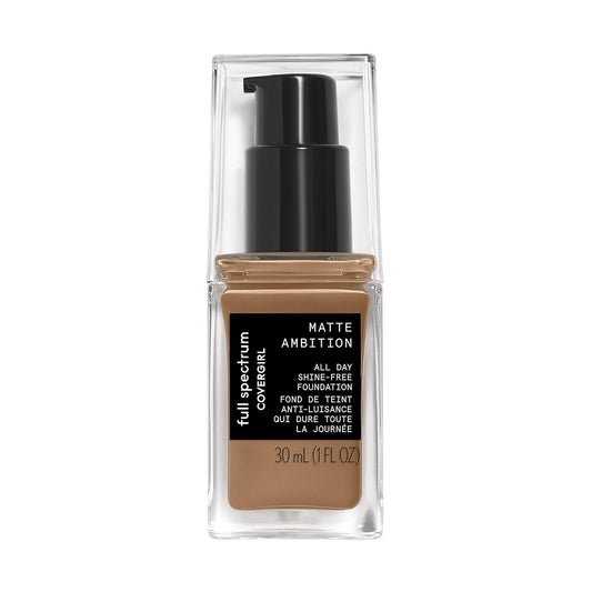 COVERGIRL Full Spectrum Matte Ambition All Day Foundation, FS325 Tan Golden 2