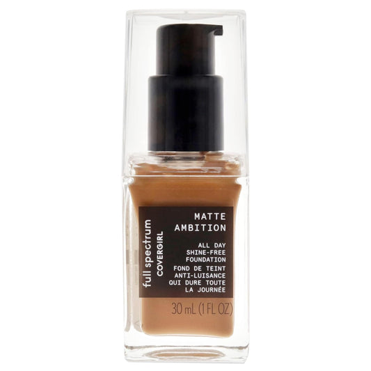 COVERGIRL Full Spectrum Matte Ambition All Day Foundation, FS415 Deep Cool 2