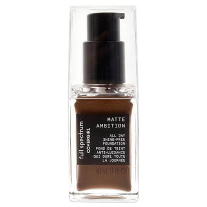 COVERGIRL Full Spectrum Matte Ambition All Day Foundation, FS430 Deep Cool 3