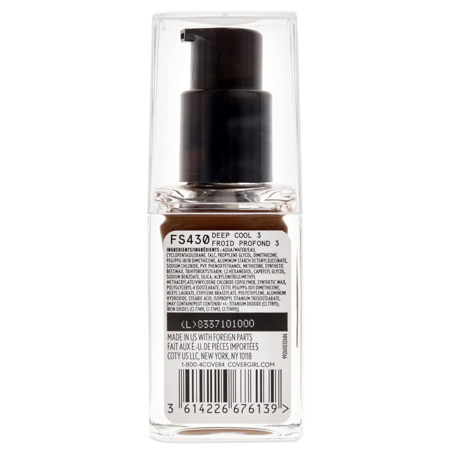 COVERGIRL Full Spectrum Matte Ambition All Day Foundation, FS430 Deep Cool 3
