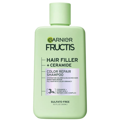 Garnier Fructis Hair Filler Ceramide Color Repair Shampoo, 10.1 oz