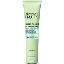 Garnier Fructis Hair Fillers Moisture Repair Leave in Cream for Curly Hair, 5 fl oz