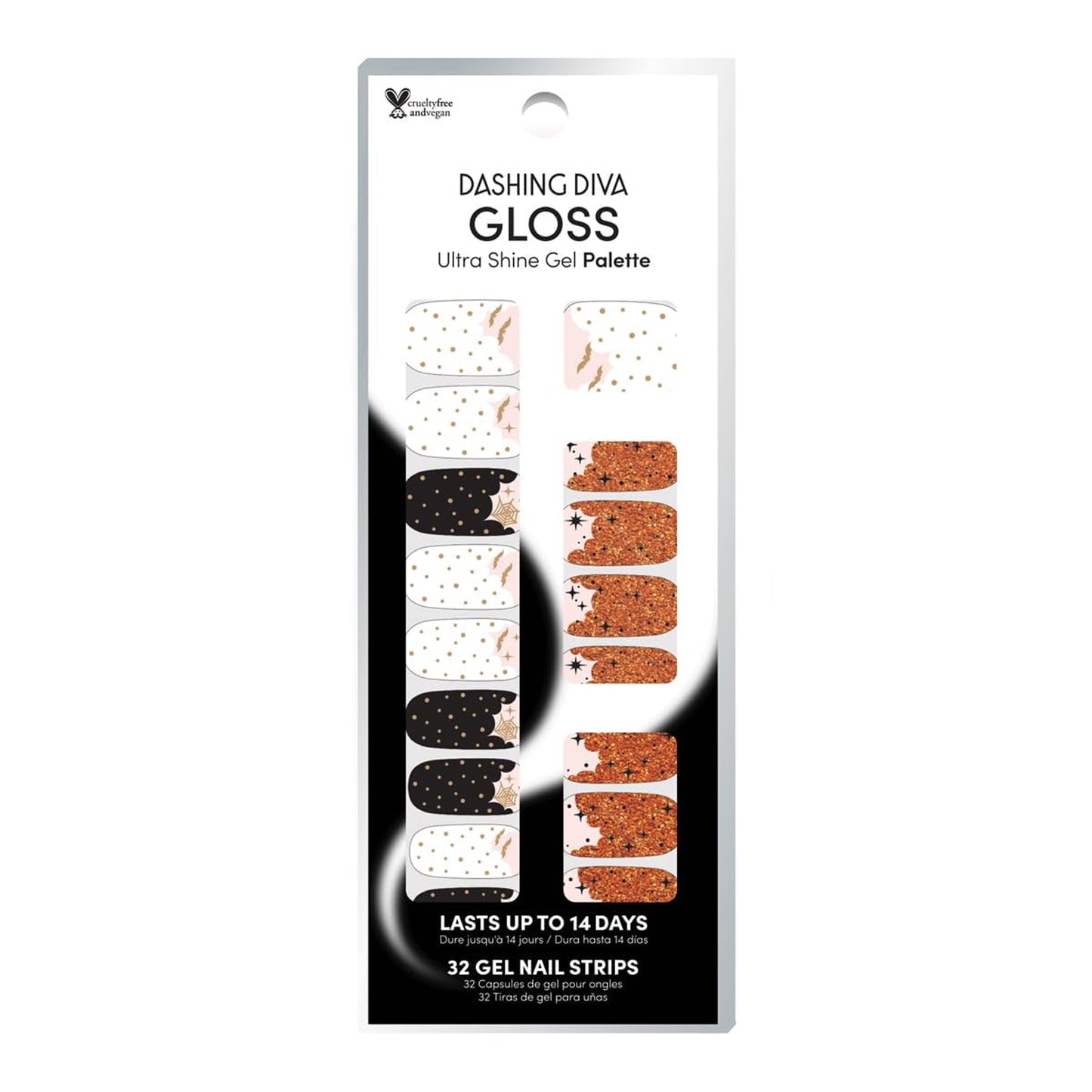 Dashing Diva Gloss Ultra Shine Gel Nail Strips, GS517 Witching Hour