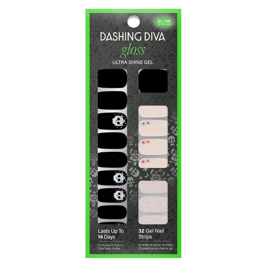 Dashing Diva Gloss Ultra Shine Gel Nail Strips, GS671 Sugar Coat It